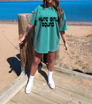 Hype Girl Squad Green Unisex T-Shirt