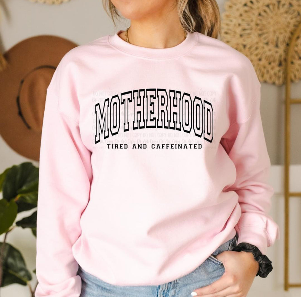 Motherhood Pink Full Size UNISEX Fleece Sweatshirt