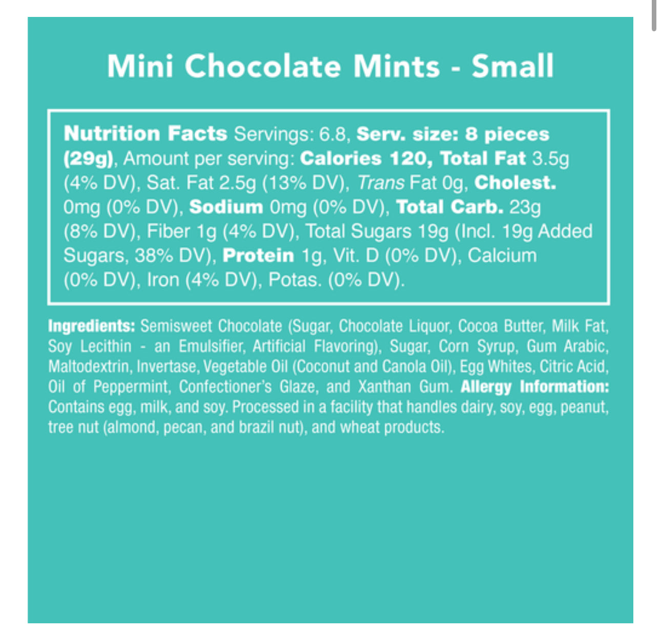 Mini Chocolate Mints