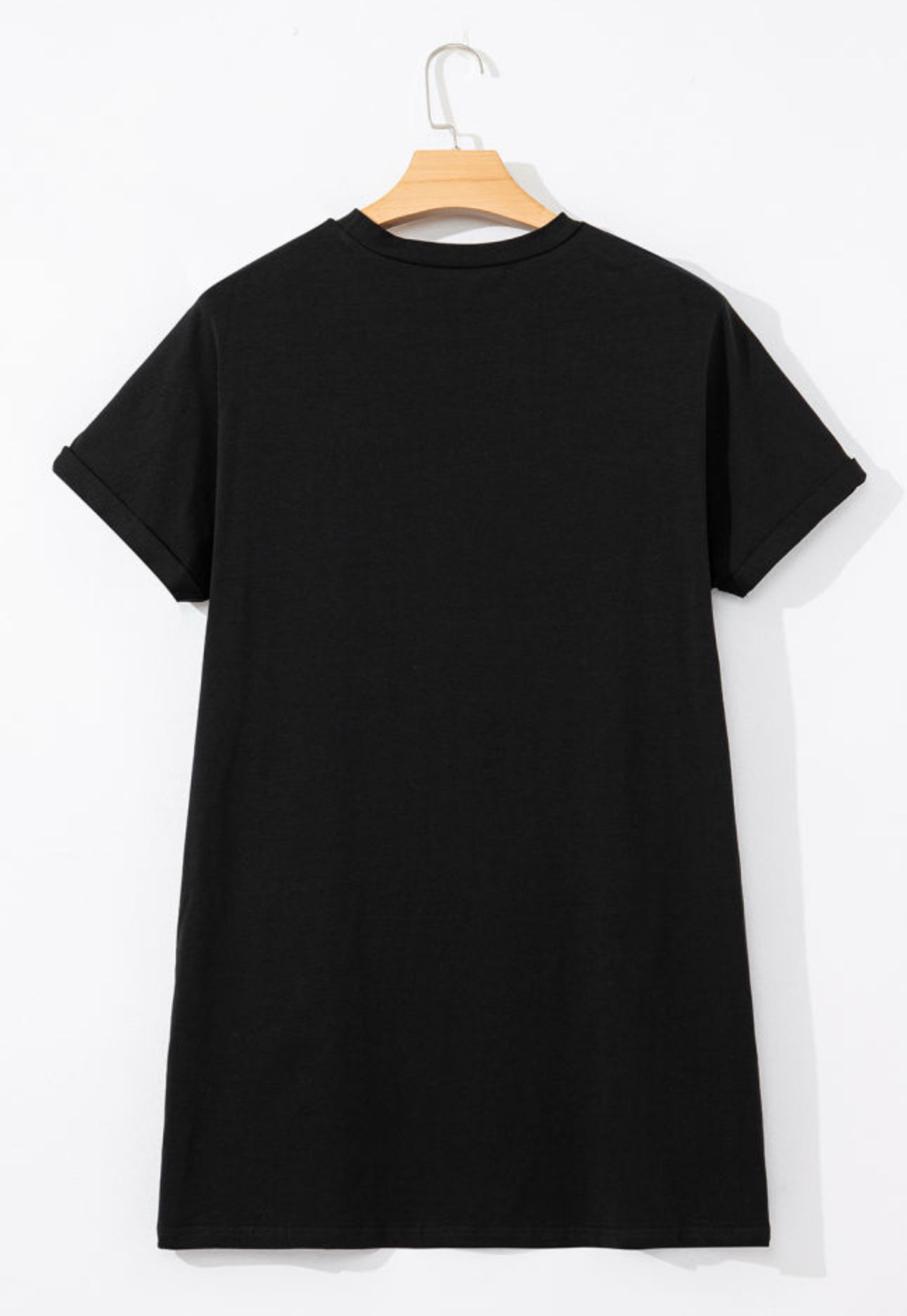 Nashville Music City Black T Shirt Dress