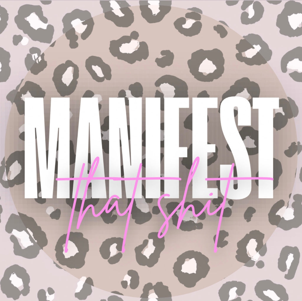 Manifest That Shit Infinity Boutique Glossy Sticker