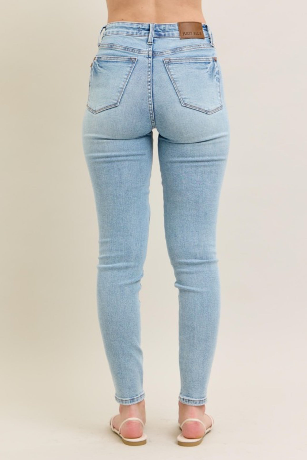 Perfect Match Judy Blue High Rise Vintage Wash Skinny Denim