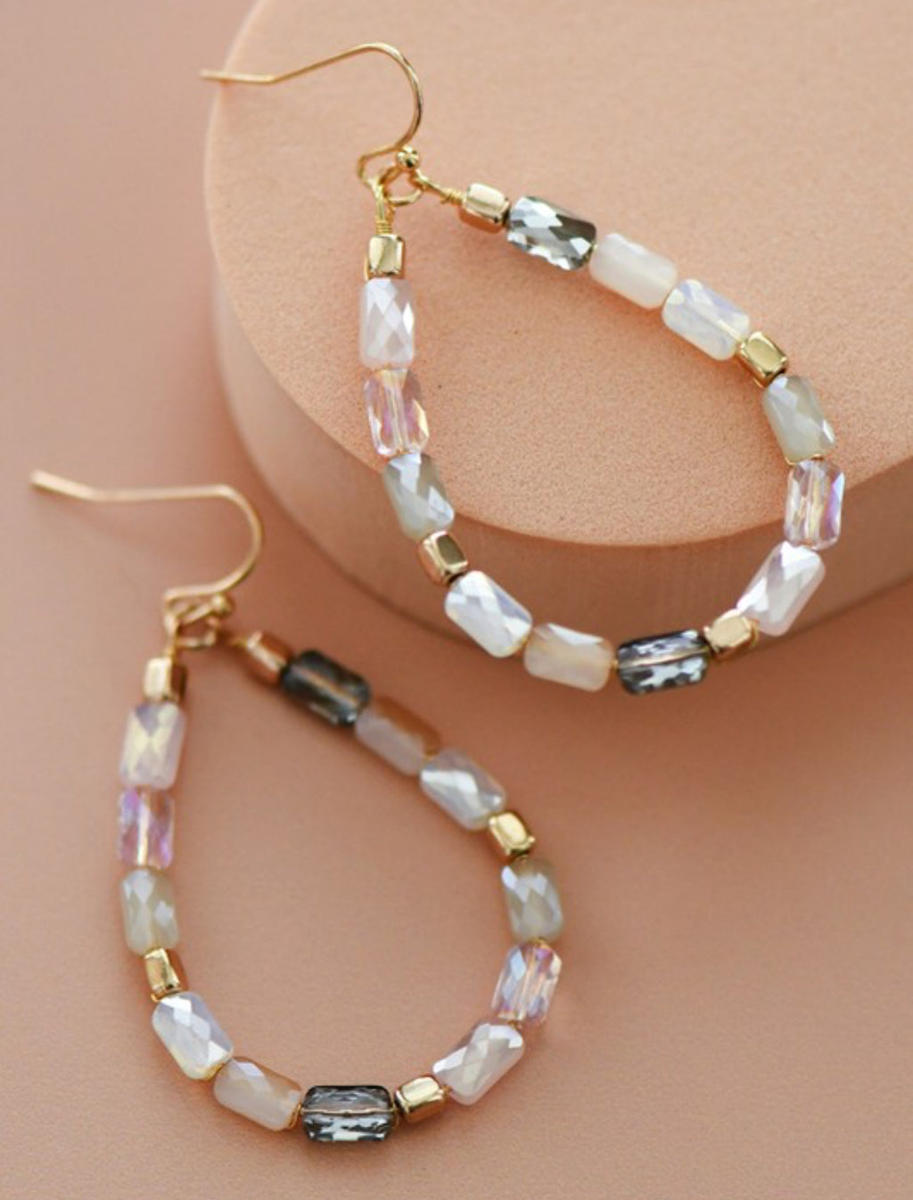 The Maggie Teardrop Beaded Earrings