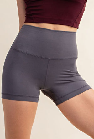 Titanium 4IN Butter Soft Basic Biker Shorts