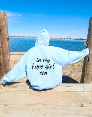 Hype Girl ERA Blue HOODIE Full Size UNISEX Fleece Sweatshirt