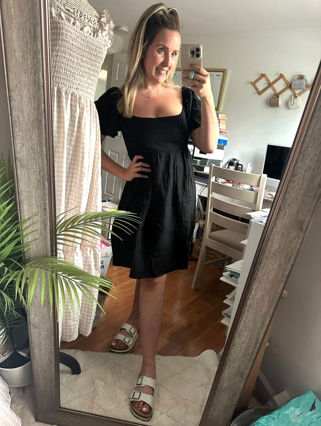 Craving Summer Black Gauze Dress