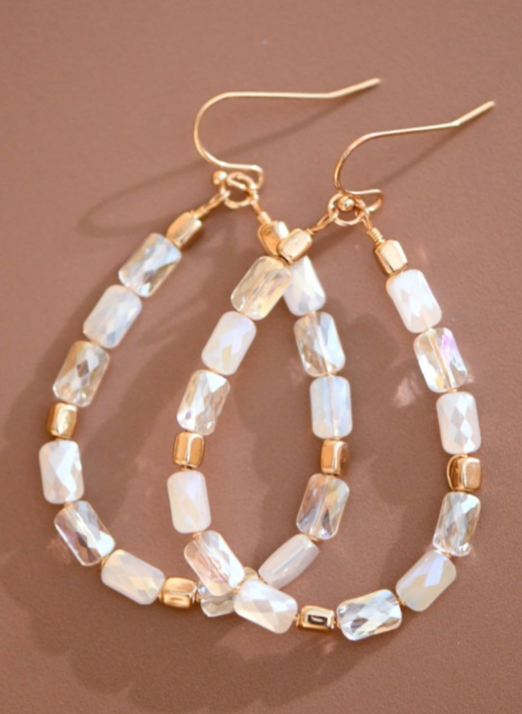 The Ellison Teardrop Beaded Earrings