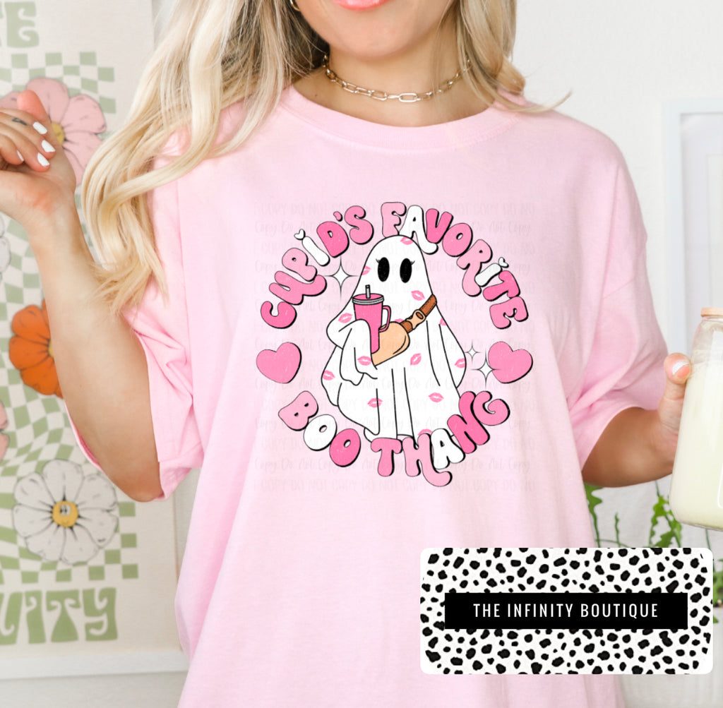 Cupid’s Favorite Boo Pink Unisex T Shirt