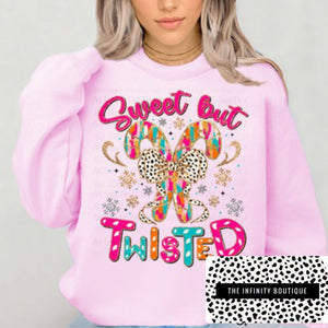 Sweet But Twisted Pink Unisex Sweatshirt