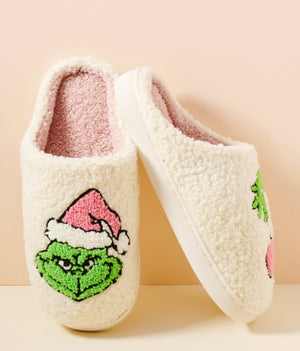 ‘Tis The Season Grinchy Slippers