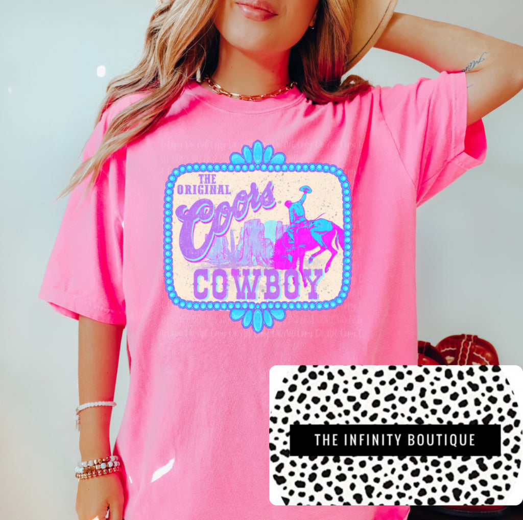 The Original Cowboy Pink Unisex Cotton T-Shirt