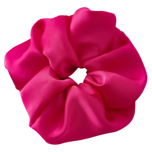 Hot Pink Oversized Scrunchie