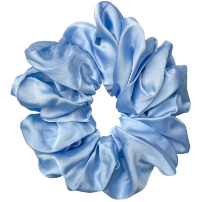 Pale Blue Oversized Scrunchie