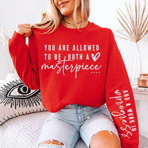 You Are Allowed Red Unisex Sweatshirt