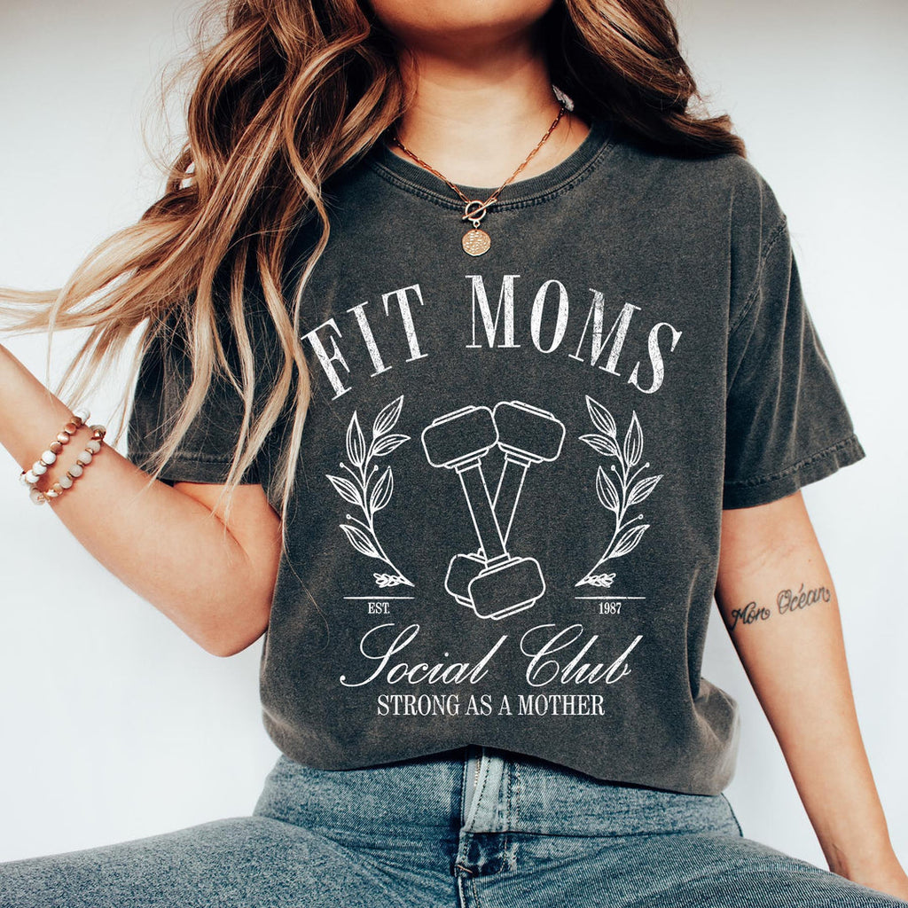 Fit Mom’s Social Club Pebble Unisex T Shirt