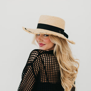 The Blaze Bow Fringe Sun Hat