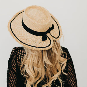 The Blaze Bow Fringe Sun Hat