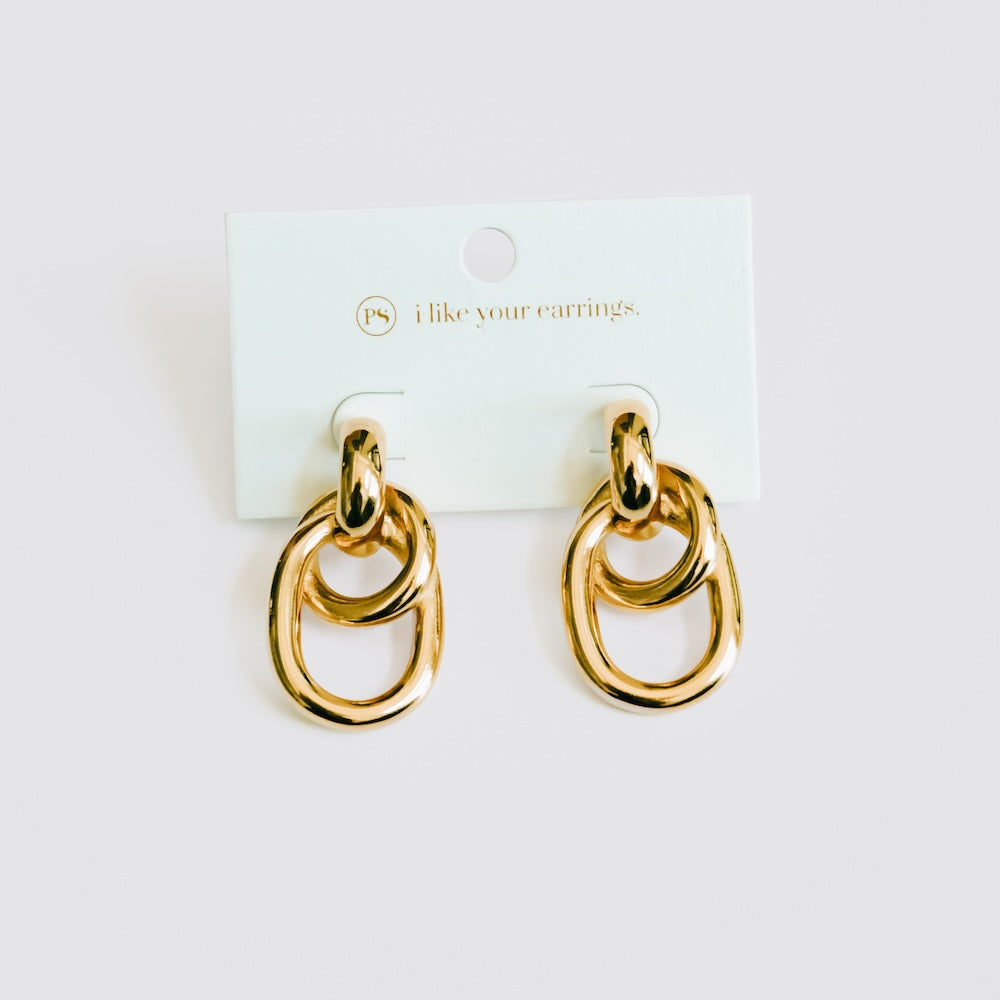 The Taylor Tied Link Drop Earrings