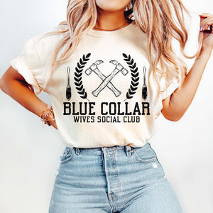 Blue Collar Wives White Unisex T Shirt