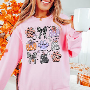 Fall Dog Lover Pink Unisex Sweatshirt