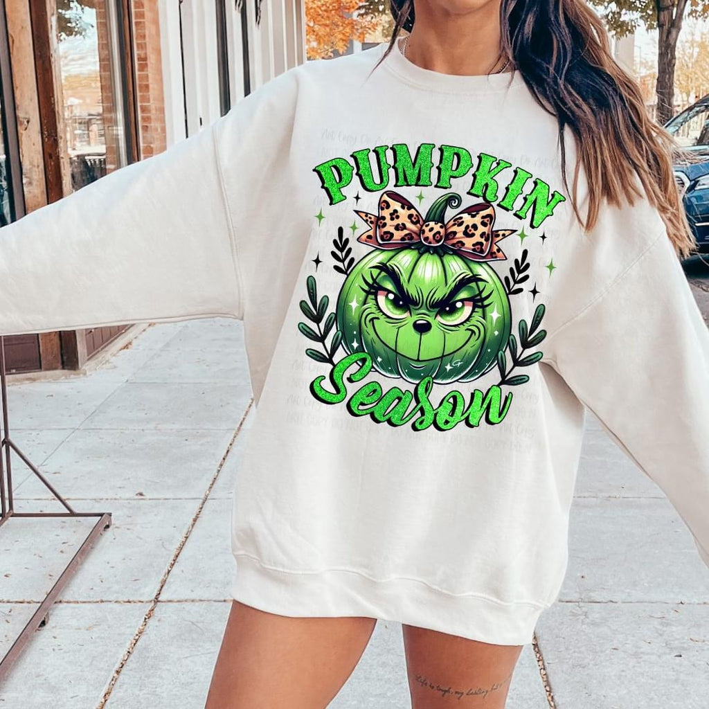 Pumpkin Season White Unisex Sweatshirt