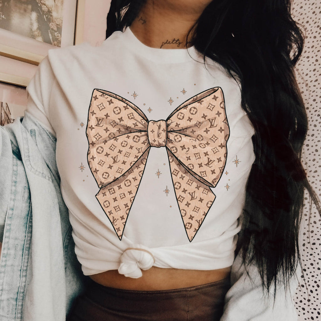 Boujie Bow White Unisex T Shirt