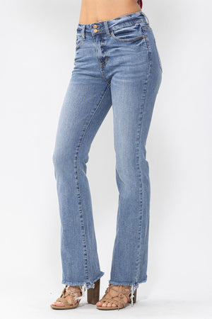 Double Trouble Judy Blue High Rise Bootcut Denim