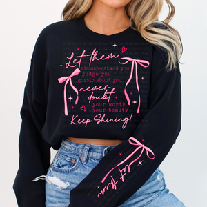 Let Them Black Unisex Sweatshirt