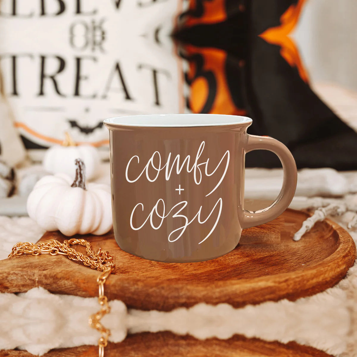 Comfy & Cozy Brown Coffee Mug
