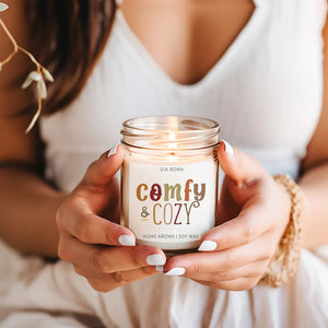 Comfy & Cozy Sweet Fall Spice 9OZ Candle
