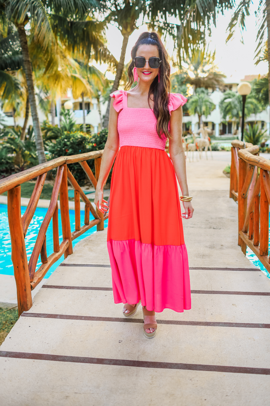 The Sandy Sunset Maxi Dress