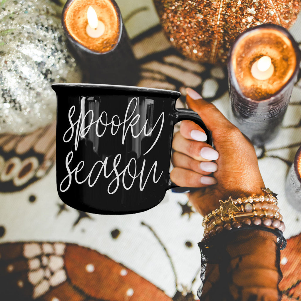Spooky Season Black Coffee Mug