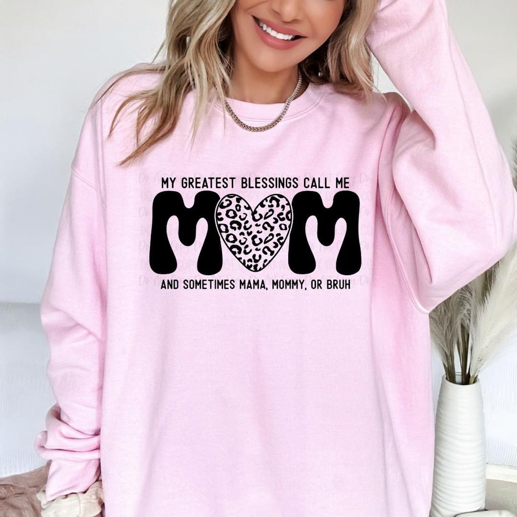 My Greatest Blessings Pink Unisex Sweatshirt