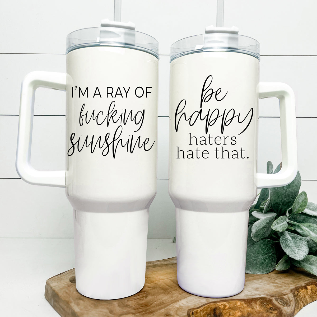 I'm a Ray of Fucking Sunshine 40OZ Insulated Travel Mug