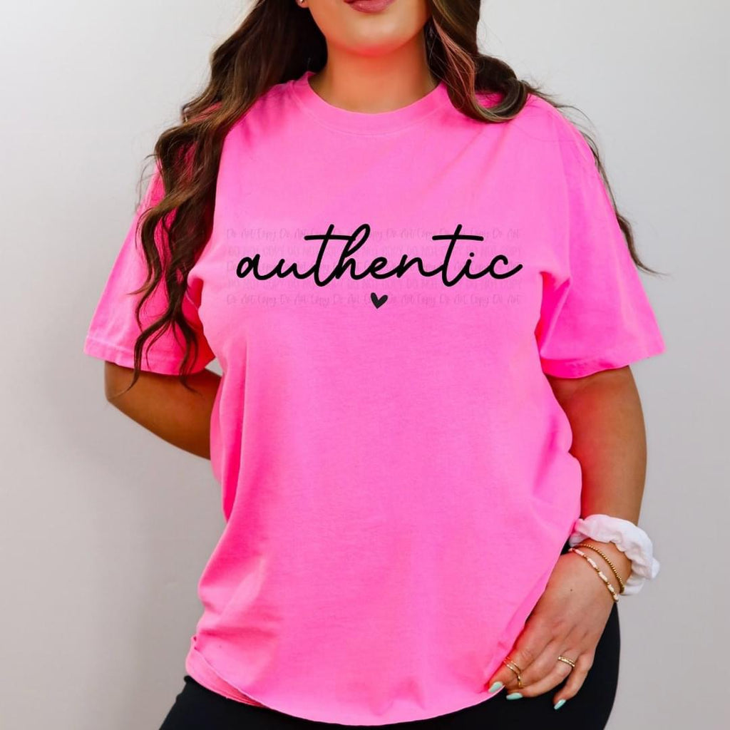 Authentic Pink Unisex T-Shirt