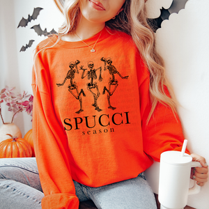 Spucci Season Orange Unisex Sweatshirt