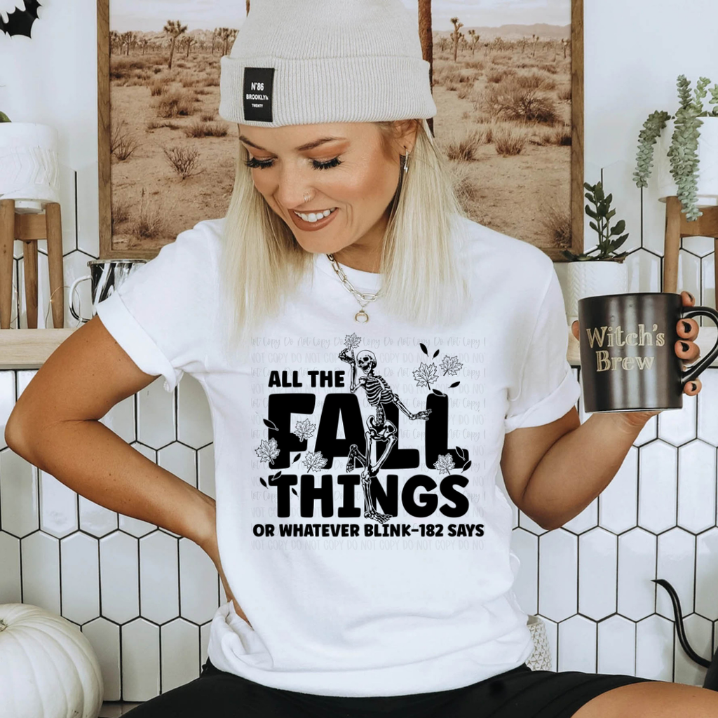 All The Fall Things White Unisex T-Shirt