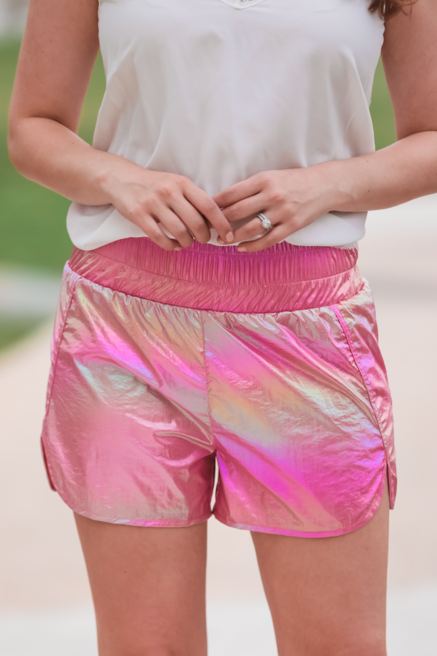 Sparks Fly Metallic Shorts