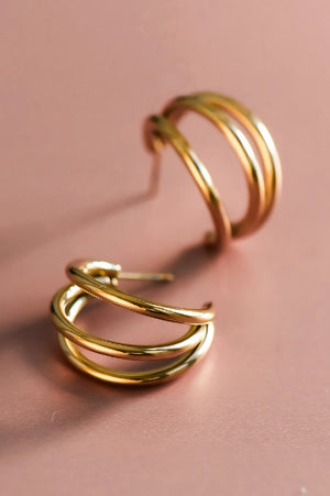 The Leighton Stainless Steel Earring Hoops