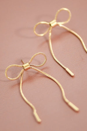 The Stacie Dainty Bow Earrings