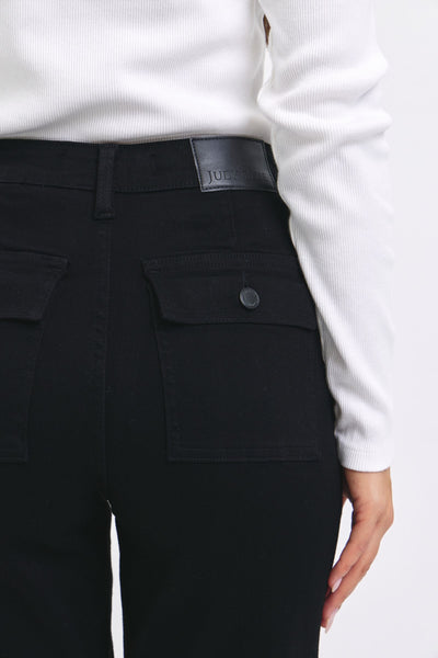 She’s All That Black High Waist Judy Blue Cargo Joggers