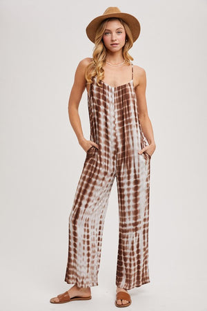 Day In The Life Tie Dye Boho Jumpsuit