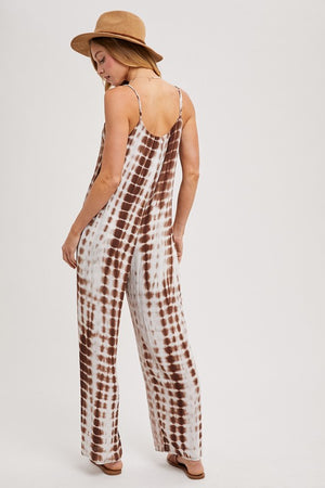 Day In The Life Tie Dye Boho Jumpsuit