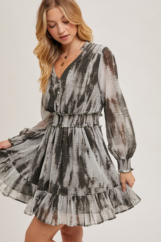 Keep The Peace Animal Print Mini Dress