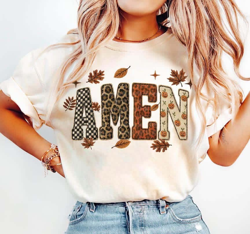 Amen Tan Unisex Cotton T-Shirt