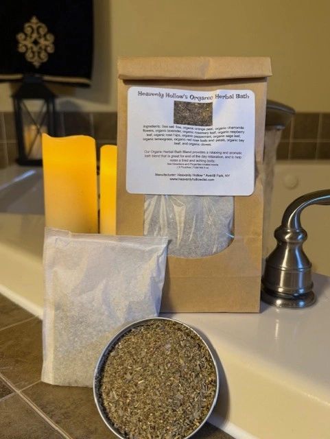 Heavenly Hollow’s Organic Herbal Bath Blend
