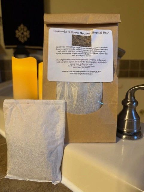Heavenly Hollow’s Organic Herbal Bath Blend