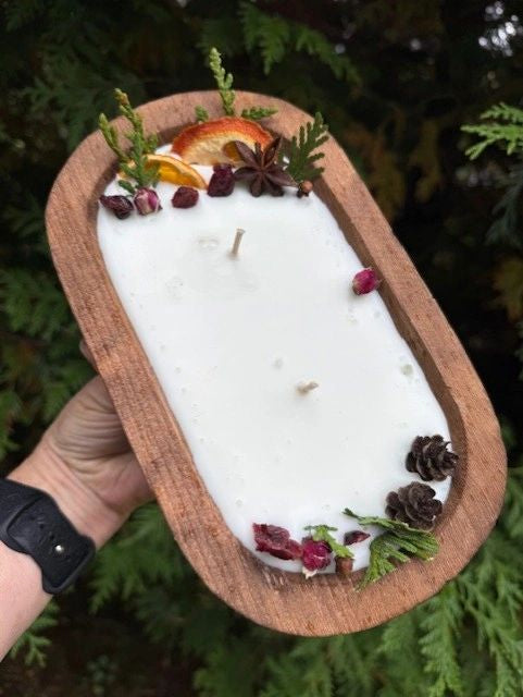 Christmas Memories 8.5” Dough Candle Bowl