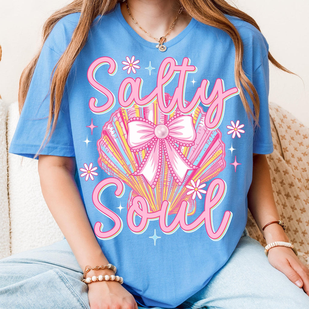 Salty Soul Flo Blue Unisex T Shirt