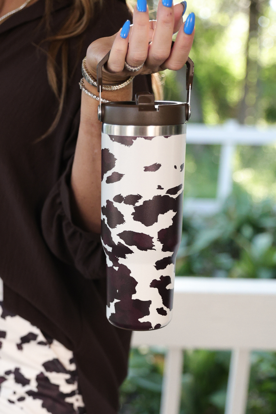 Cowhide Couture Travel Mug